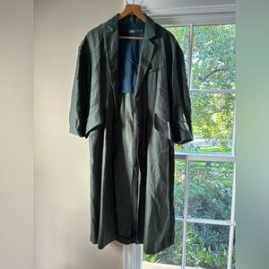 Zara green jacket
